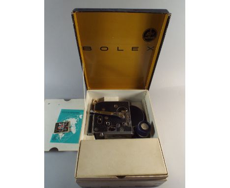 A Bolex Paillard H16 M Cine Camera with Lytar Sem Berthiot Lens f 1.8 25 in Original Box with Instruction Booklet. 