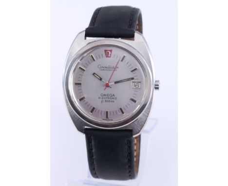 Omega Constellation Chronometer Electronic f300 Hz Herren Armbanduhr,HAU, Stahl, Modell Constellation Chronometer Electronic,