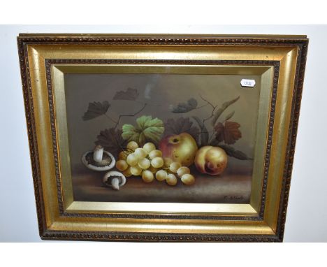 EDWIN STEELE (CIRCA 1850-1912) TWO STILL LIFE STUDIES, the first depicting wild flowers, signed bottom right, oil on panel, t