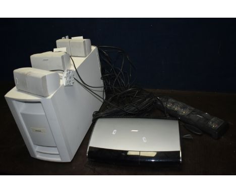A BOSE AV18 MEDIA CENTRE (Tested and Working with Radio, CD and Aux) together with a Bose lifestyle VS-2 Video enhancer (PAT 