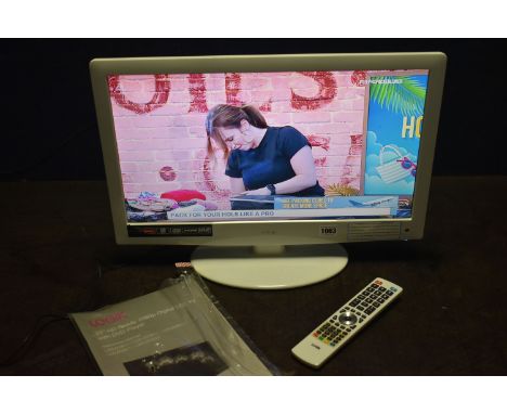 A LOGIK L22LDVW11 22ins LED TV with remote and manual (PAT pass and working)