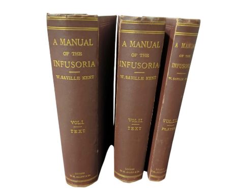Saville-Kent, W.; A Manual of The Infusoria', three volumes, 1880-1881