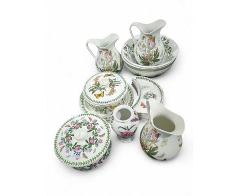 A quantity of Portmeirion Botanic Garden - jugs, bowls, vase, vegetable dishes and covers etc