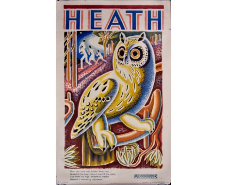 Clifford &amp; Rosemary Ellis (1907-1985) &ndash; Lithograph in colours &ndash; Poster &ndash; &ldquo;Heath&rdquo; (1933), po