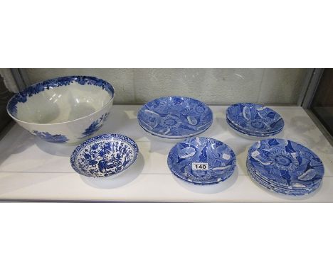 Collection of blue &amp; white china to include Spode