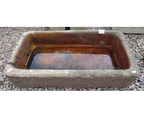 Stone trough