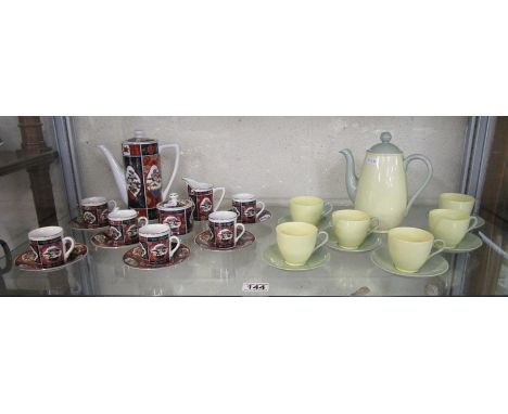 Spode coffee set &amp; another