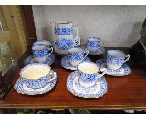 Copeland Spode blue &amp; white tea set