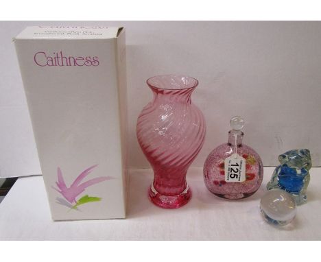 Collection of glass to include boxed Caithness