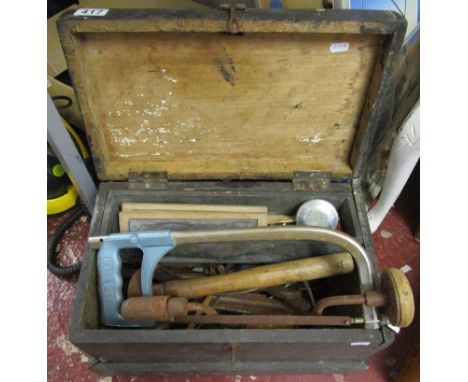Small chest of hand tools