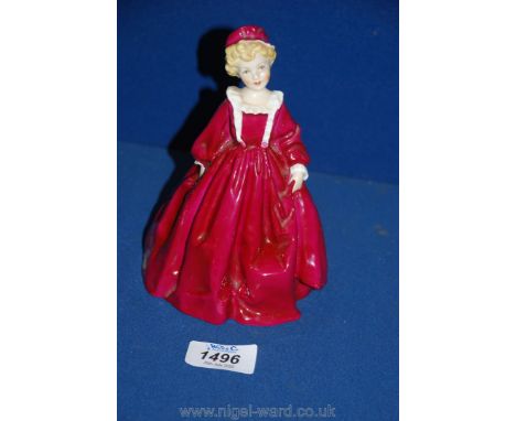 A Royal Worcester figure 'Grandmothers Dress'.