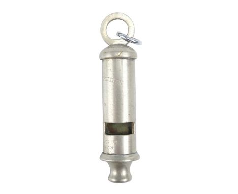 A British military / government broad arrow marked "The Metropolitan" Beaufort whistle