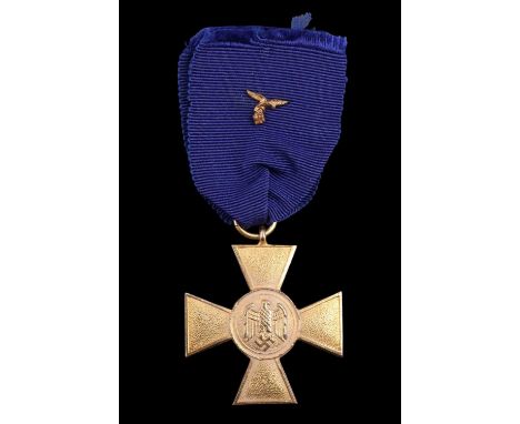 A German Third Reich Luftwaffe 25 year long service medal