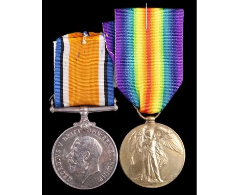 British War and Victory medals to 26843 Pte R McMillan, Border Regiment