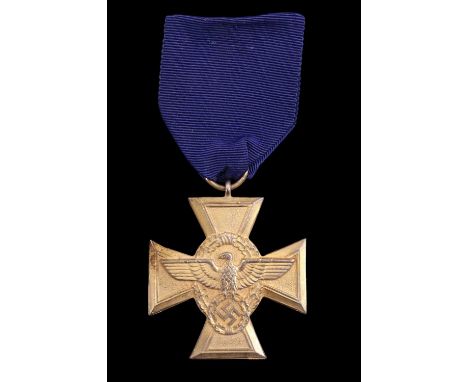 A German Third Reich police 25 year long service medal