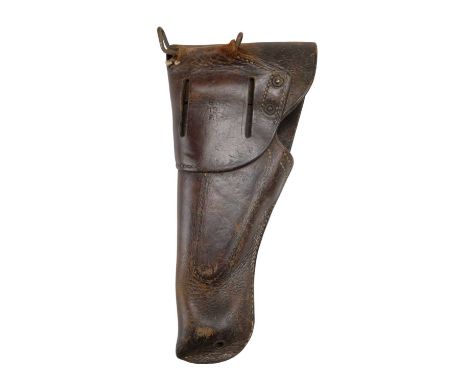 A 1917 US army leather holster