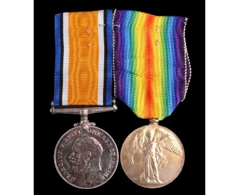 British War and Victory medals to 50740 Pte R Preston, Border Regiment