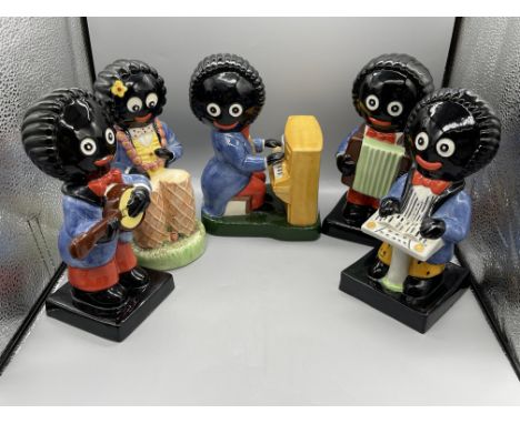 Rare carltonware Robertson band, large figures with artists proofs, 
