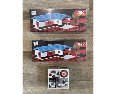 Three Boxes of Vintage Lego, number 330 and two lots of 324, mint condition and still with original sellophane wrap.