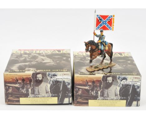 King &amp; Country - 'American Civil War' Series - A Pair of Boxed Sets. Comprising Set Nos: CW003 'Stonewall Jackson, Mounte