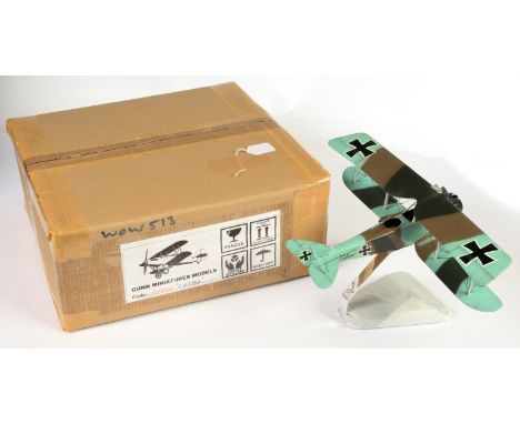 Thomas Gunn Miniatures - Wings of War Series - Model No. WOW513 'Rumpler C. IV', Boxed. German WWI, tail number C6758/16, 1:3