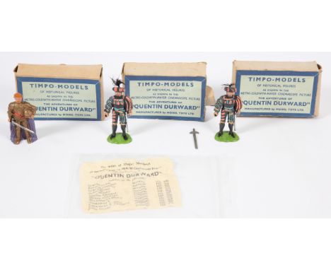 Timpo - "The Adventures of Quentin Durward" - A Group of Figures. Circa 1954. Comprising: HF.504 'Philip de Creville', unboxe