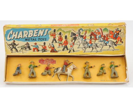 Charbens - Cowboys &amp; Indians Series - Set No. 4407(?), Boxed. Post-war issue. Conditions generally appear Good Plus to Ex