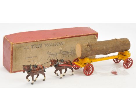 Charbens - 'Model Tree Wagon', Boxed. Post-war version. Condition generally appears Fair to Good overall (one broken wheel). 