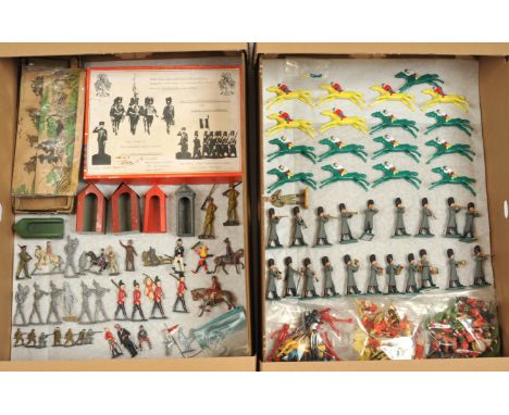 Chad Valley &amp; Other Makers - A Group of Lead &amp; Plastic Figures. Conditions generally appear Poor to Good overall. See