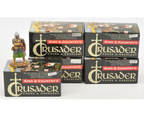 King &amp; Country - 'Crusader' Series - A Group of Boxed Sets. Comprising: Set Nos. MK030 'Saracen Drawing Sword'; MK031; MK