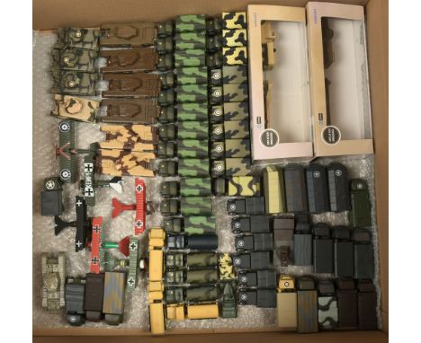 Oxford Diecast &amp; Lledo - A Large Group of Military Tanks, Vehicles &amp; Aircraft. Various scales - many appear to be abo