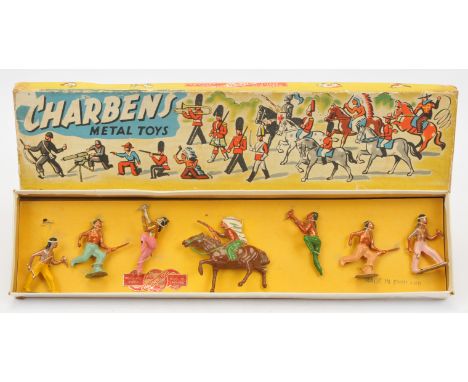 Charbens - Cowboys &amp; Indians Series - Set No. 4416, Boxed. Post-war issue. Conditions generally appear Good Plus to Excel
