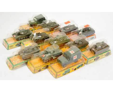 Tintoys (Hong Kong) - A group of Diecast Military Vehicles. Various small scales (1:90, 1:100, 1:110 etc). To include Chiefta