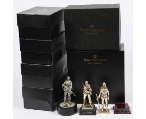 Royal Hampshire Art Foundry - A Group of Boxed Military Figures. Depicting various British Army regiments including limited e