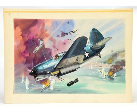 Matchbox Original Artwork by Doug Post - 1980s, comprising: Original Water Colour / Gouache Artwork for the Matchbox 1/72nd S