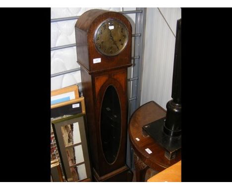 An oak grandmother clock