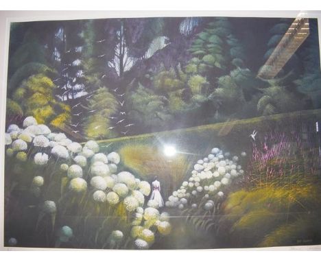 David Firmstone - Limited Edition coloured print signed in pencil by the artist to the mount