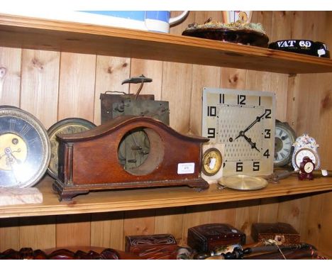 A selection of clock parts