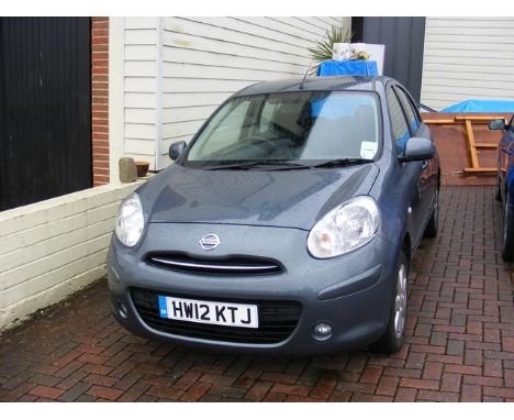 FROM A DECEASED ESTATE - A Nissan Micra Acenta 1.2, 5 door hatchback, First registered in 2012, Automatic with only 12,000 mi