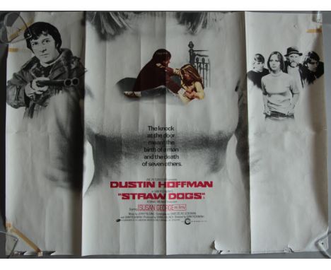 Lot of 20 folded British Quad film posters (30 x 40 inch) to include; Straw Dogs (1971), The French Connection, The Train Rob