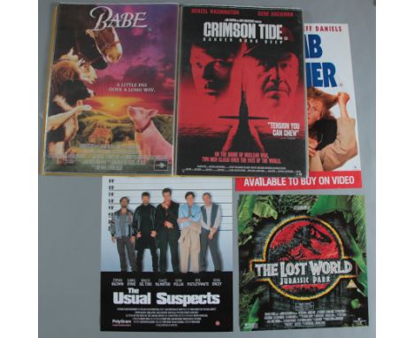 Folder 1 containing Video posters including; The Usual Suspects, Dumb & Dumber, The Lost World, Apollo 13, Star Trek First Co