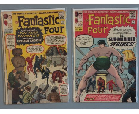 2 Marvel Fantastic Four comics No 14 & 15 feat. the 1st app. of The Mad Thinker. (2) The Puppet Master uses a puppet of the S