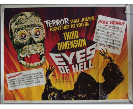 Lot of 20 folded British Quad film posters (30 x 40 inch) to include; Eyes of Hell (1961), Elvis Presley in "Fun in Acapulco"