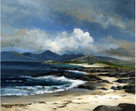 SCOTTISH SCHOOL&nbsp;West Coast seascape, oil on board, 49 x 58cm Condition Report:Available upon request