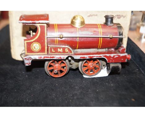 Early Hornby clock work engine (Working) 