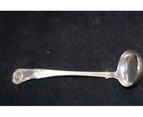 Scottish silver George III toddy ladle, kings pattern Length 15 cm