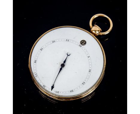 BREGUET - a fine and rare late 19th/early 20th century Jump Hour repeater pocket watch, white enamel dial with central single