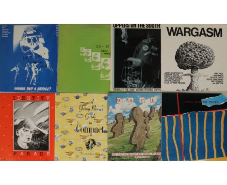PUNK/NEW WAVE COMPs. 36 x (largely LP) comps here designed to be played at maximum volume! Titles include Wanna Buy A Bridge 