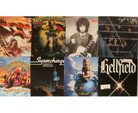 METAL/STADIUM ROCK. 94 LPs with which to grow your hair long and pull some spandex on. Artists to include: Samson (POLS 1077,