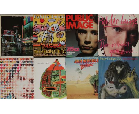 PUBLIC IMAGE LIMITED/JAH WOBBLE. Seven LPs from PIL and one from Jah Wobble to include: PIL - Live in Tokyo (VGD 3508), The G